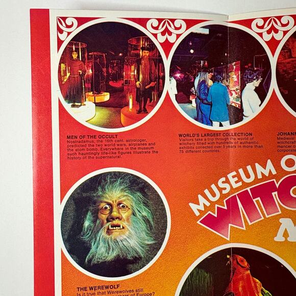 Vintage Museum of Witchcraft and Magic Gatlinburg TN Travel Pamphlet Devil 1970s - Picture 5 of 14